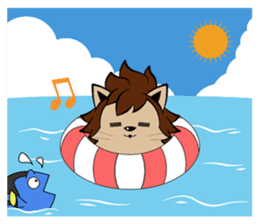 A Cool Lion, Noah (Daily life Version) sticker #5606142