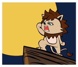A Cool Lion, Noah (Daily life Version) sticker #5606147