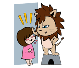A Cool Lion, Noah (Daily life Version) sticker #5606153