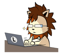 A Cool Lion, Noah (Daily life Version) sticker #5606155