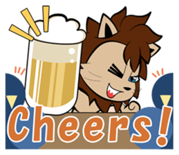 A Cool Lion, Noah (Daily life Version) sticker #5606157