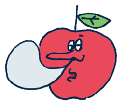 The cute frute form sticker #5606812