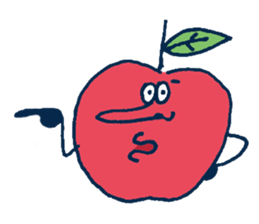 The cute frute form sticker #5606820