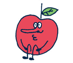 The cute frute form sticker #5606821