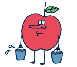 The cute frute form sticker #5606828