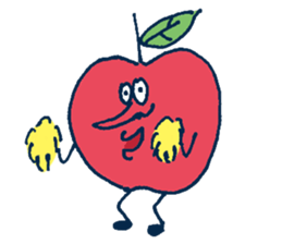 The cute frute form sticker #5606829