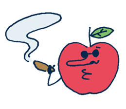 The cute frute form sticker #5606830