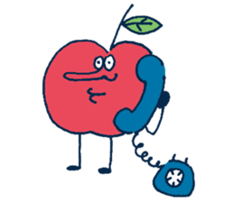 The cute frute form sticker #5606831