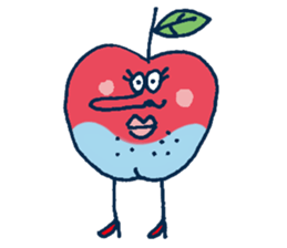 The cute frute form sticker #5606832