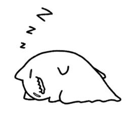 Good bye cat ghost sticker #5607987