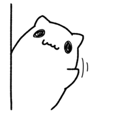 Good bye cat ghost sticker #5607993