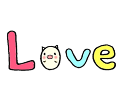 Daily life conversation of a piglet 2. sticker #5608201