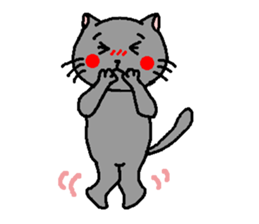 The Tamuras' cat 2 sticker #5608365