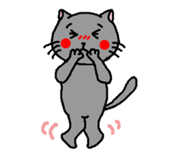 The Tamuras' cat 2 sticker #5608365