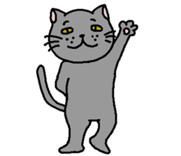 The Tamuras' cat 2 sticker #5608366