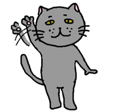 The Tamuras' cat 2 sticker #5608367