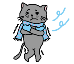 The Tamuras' cat 2 sticker #5608369