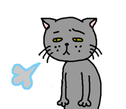 The Tamuras' cat 2 sticker #5608372