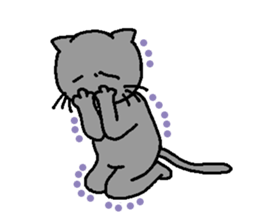 The Tamuras' cat 2 sticker #5608373