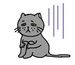 The Tamuras' cat 2 sticker #5608375