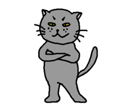 The Tamuras' cat 2 sticker #5608377
