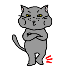 The Tamuras' cat 2 sticker #5608379