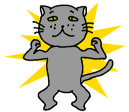 The Tamuras' cat 2 sticker #5608385