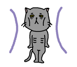 The Tamuras' cat 2 sticker #5608389