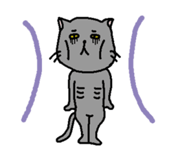 The Tamuras' cat 2 sticker #5608389