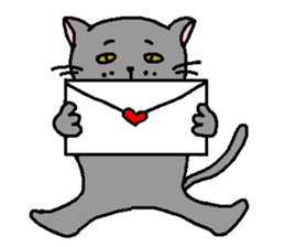 The Tamuras' cat 2 sticker #5608392