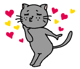 The Tamuras' cat 2 sticker #5608394