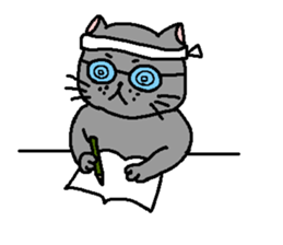 The Tamuras' cat 2 sticker #5608398