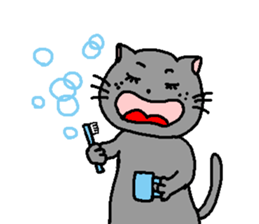 The Tamuras' cat 2 sticker #5608401