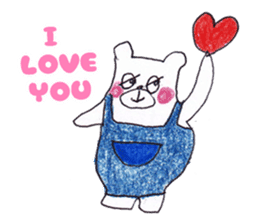 Home delivery of love sticker #5608709