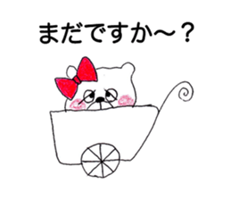 Home delivery of love sticker #5608715