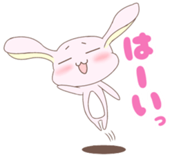 Impertinent rabbit and pure bear sticker #5608933