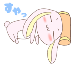 Impertinent rabbit and pure bear sticker #5608935