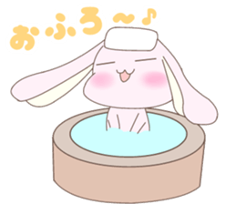 Impertinent rabbit and pure bear sticker #5608939