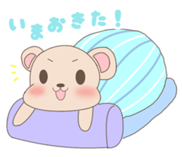 Impertinent rabbit and pure bear sticker #5608940