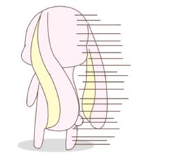 Impertinent rabbit and pure bear sticker #5608942