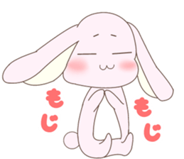 Impertinent rabbit and pure bear sticker #5608949