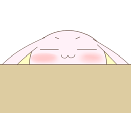 Impertinent rabbit and pure bear sticker #5608950