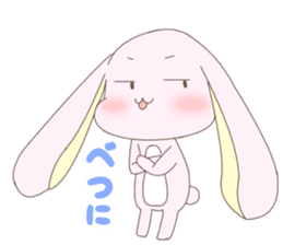 Impertinent rabbit and pure bear sticker #5608955