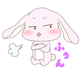 Impertinent rabbit and pure bear sticker #5608959