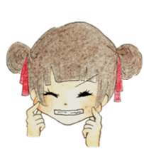 high school girls/track suit sticker #5609012