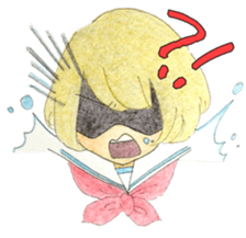 high school girls/track suit sticker #5609014