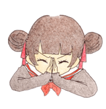 high school girls/track suit sticker #5609018