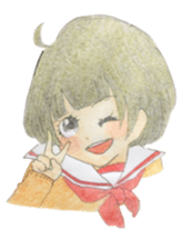 high school girls/track suit sticker #5609020