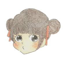 high school girls/track suit sticker #5609021