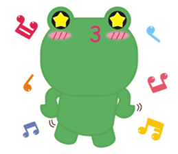 Frog is here (Chinese version) sticker #5609329